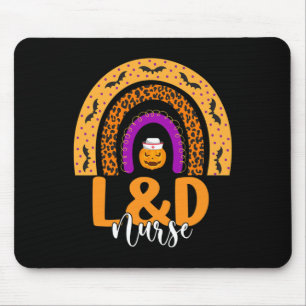 Landd Nurse Labour And Delivery Nursing Halloween Mouse Mat