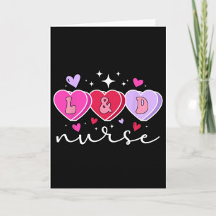Landd Nurse Valentine Hearts Landd Nursing Valenti Card