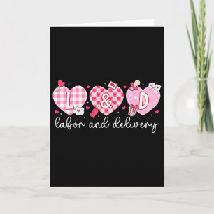 Landd Nurse Valentine Labor And Delivery Nurse Val Card