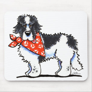 Landeer Newfie Sailor Mouse Mat