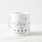 Lander peptide name mug (Front Left)