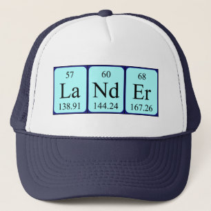 Lander periodic table name hat