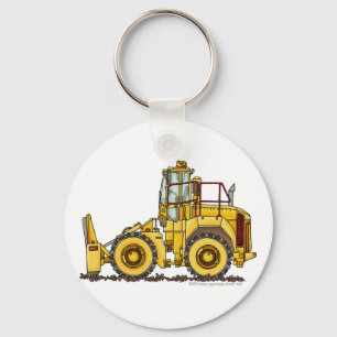 Landfill Compactor Construction Key Chains