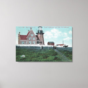 Landhouse View of the South Lighthouse Canvas Print