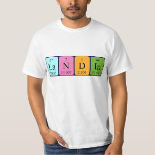 Landin periodic table name shirt