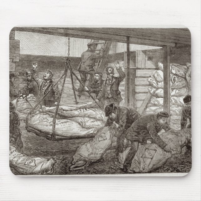 Landing Australian Frozen Meat Mouse Mat (Front)