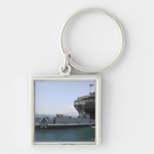 Landing Craft Utility moving into position Key Ring