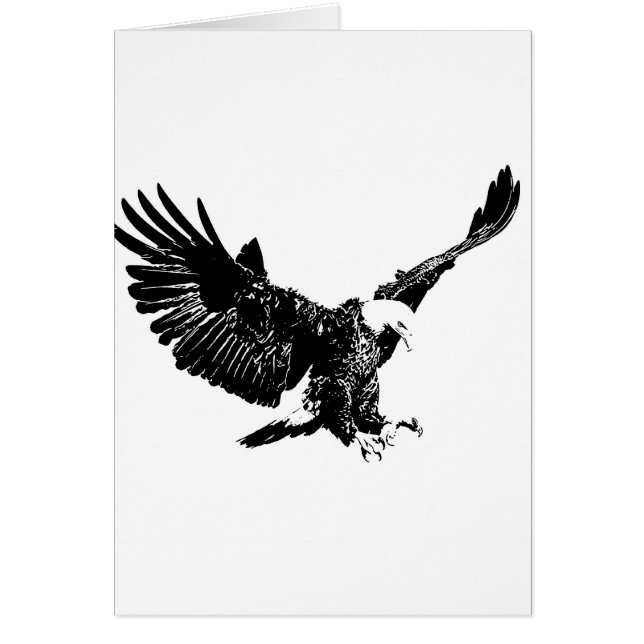 Landing Eagle Silhouette (Front)