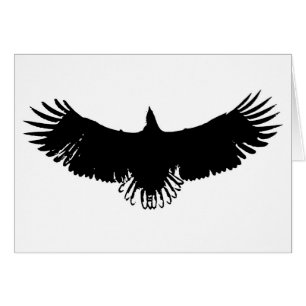 Landing Eagle Silhouette