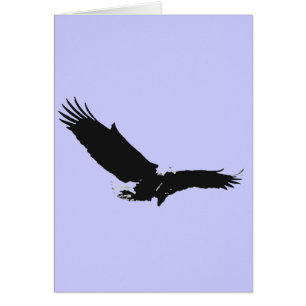 Landing Eagle Silhouette