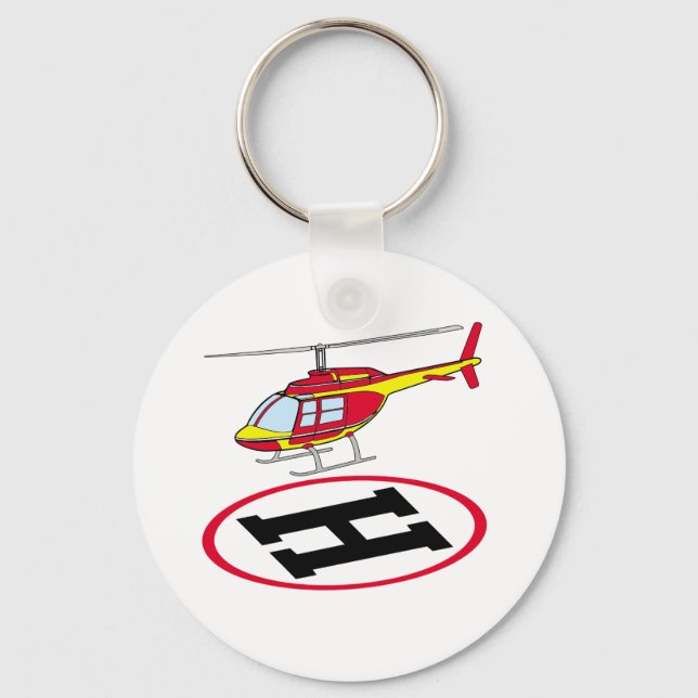 Landing helicopter key ring (Front)
