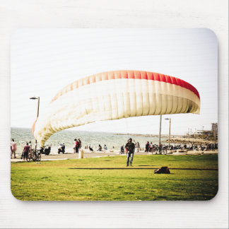 Landing in Tel Aviv Mouse Mat