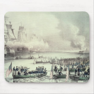 Landing of the American Force at Vera Cruz Mouse Mat