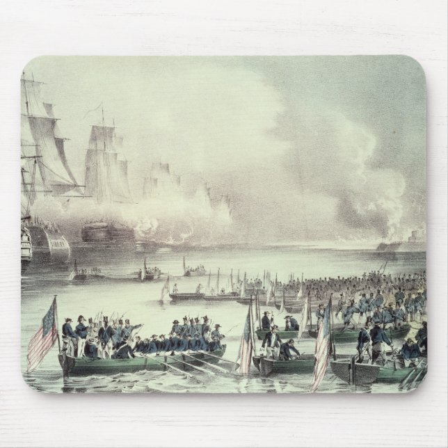 Landing of the American Force at Vera Cruz Mouse Mat (Front)