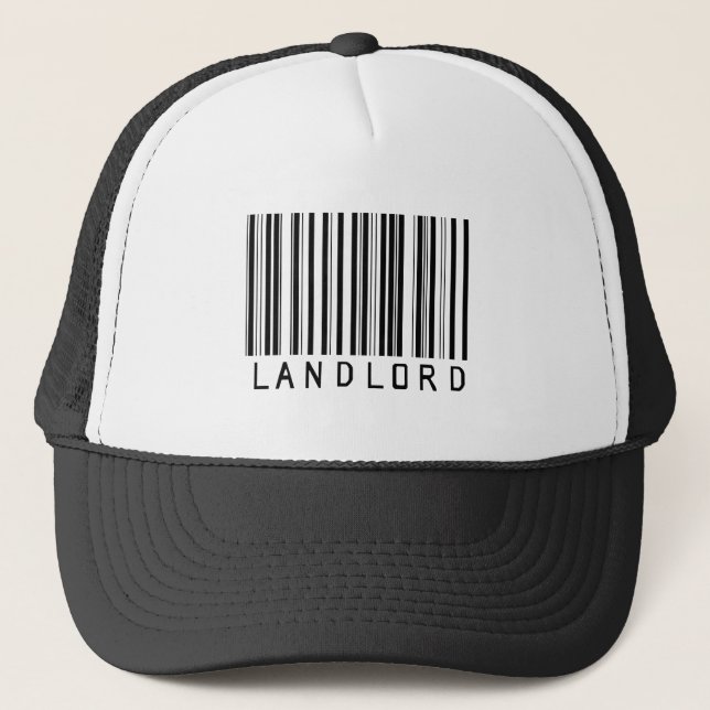 Landlord Bar Code Trucker Hat (Front)