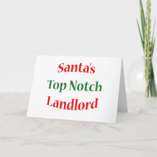 Landlord Top Notch Holiday Card