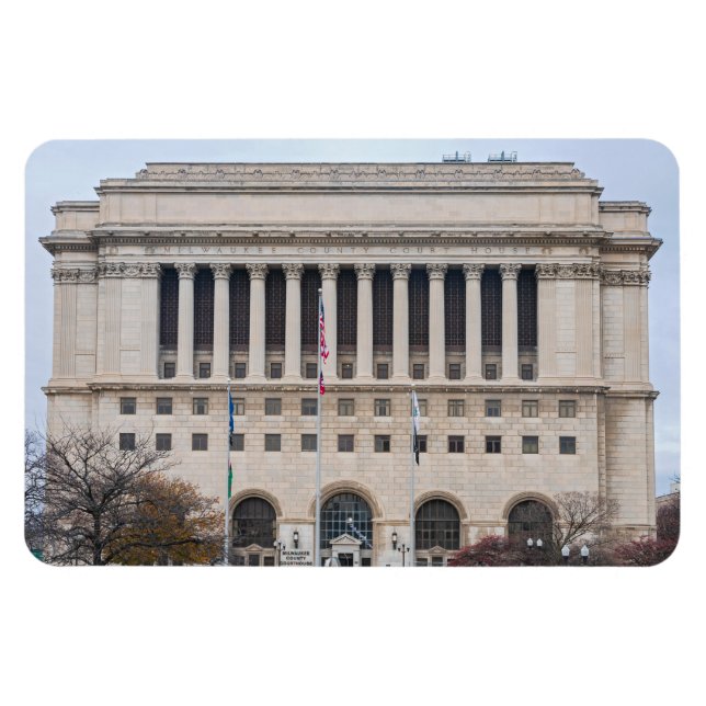 landmark milwaukee county courthouse magnet (Horizontal)