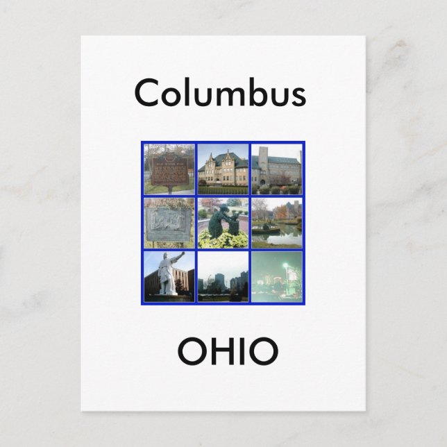 Landmark of Columbus, Ohio Postcard (Front)