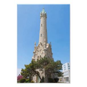 landmark water tower in milwaukee  photo print
