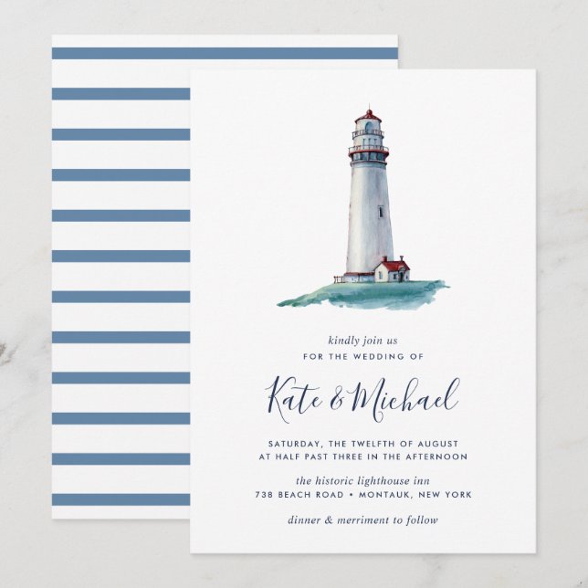 Landmark | Wedding Invitation (Front/Back)