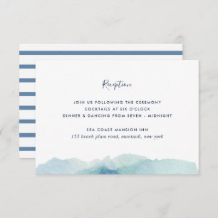 Landmark Wedding Reception Enclosure Card