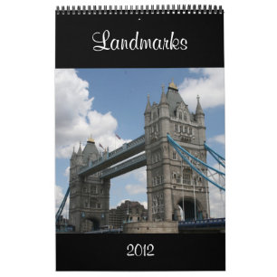 landmarks calendar 2012