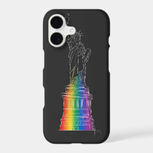 Landmarks in Light Statue of Liberty iPhone Case
