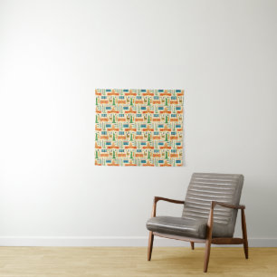 Landmarks of United States of America Tapestry