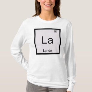 Lando Name Chemistry Element Periodic Table T-Shirt