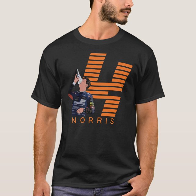 Lando Norris 4 Italian GP Classic T-Shirt (Front)