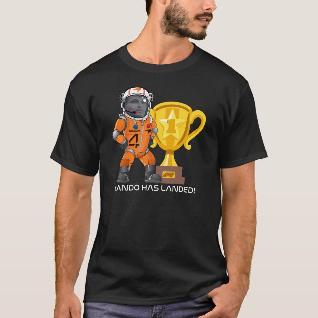 Lando Norris World Champion 2025 Winner T-Shirt (Front)