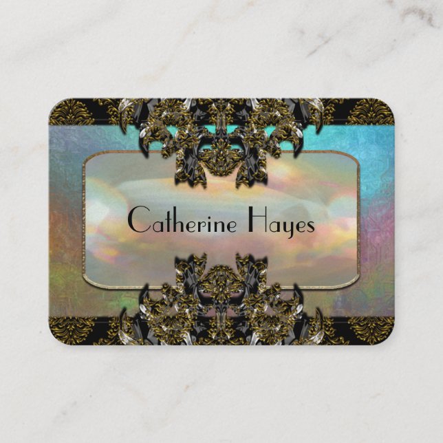 Landon Chic Margot Elegant Professional Business Card (Front)