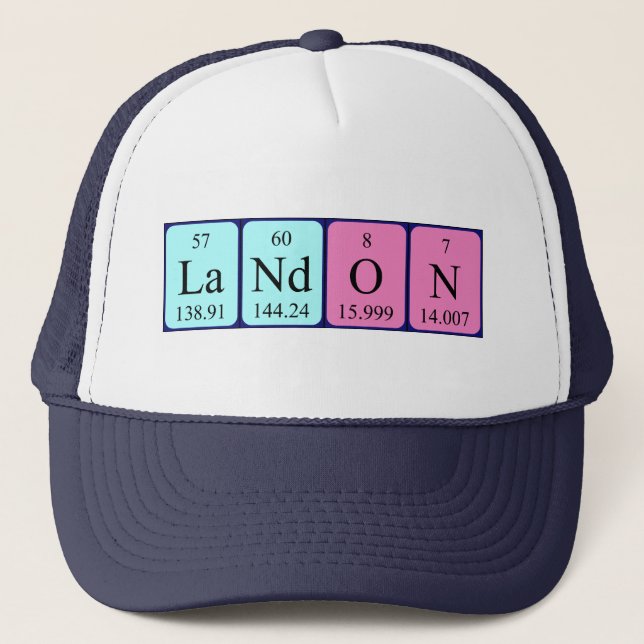 Landon periodic table name hat (Front)