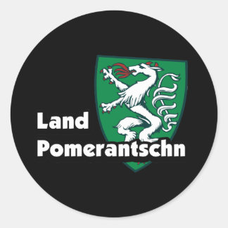 Landpomerantschin Steiermark Austria Dialekt Classic Round Sticker