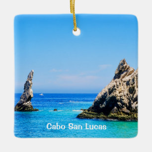 Lands End, Cabo San Lucas Ceramic Tree Decoration