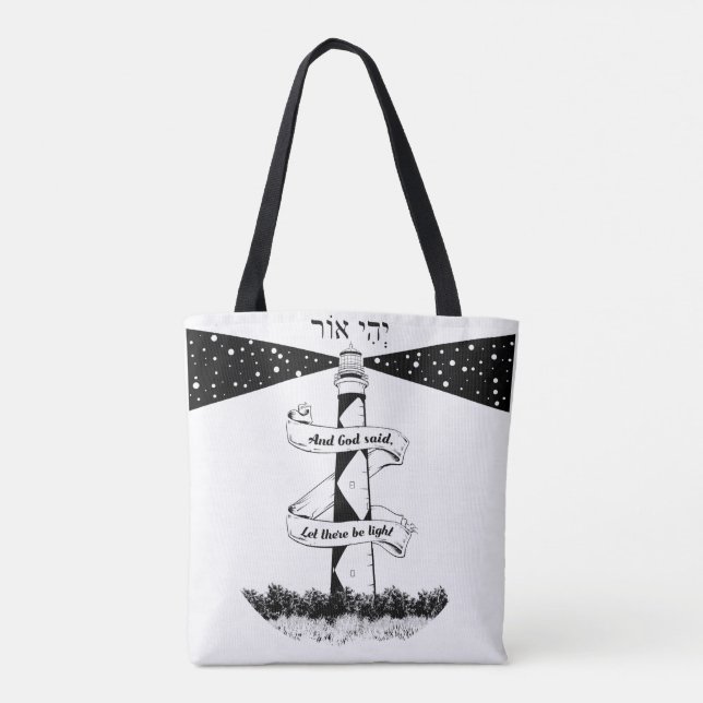 Land's End John o' groats lighthouses Tote Bag (Back)