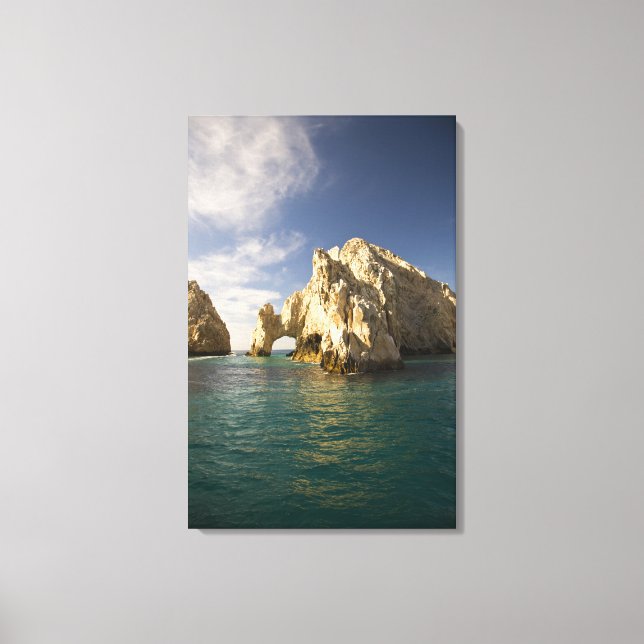 Land's End, The Arch near Cabo San Lucas, Baja Canvas Print (Front)