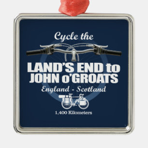 Land's End to John o'Groats (H2) Metal Tree Decoration