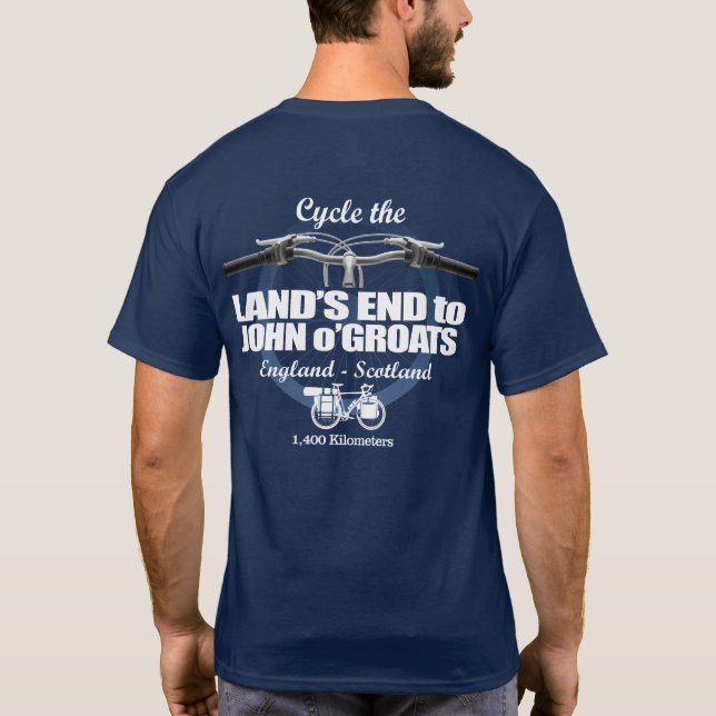 Land's End to John o'Groats (H2) T-Shirt (Back)