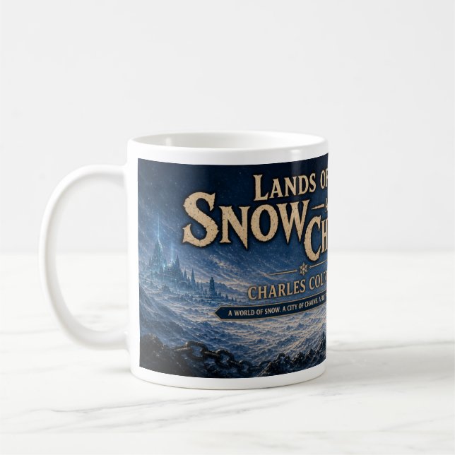 Lands Of Snow and Chains Coffee Mug (Left)