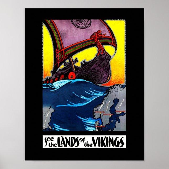 Lands of the Vikings Poster (Front)
