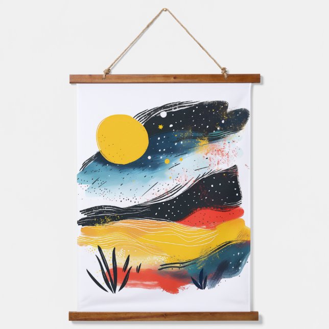  Landsca Wood Topped Wall Tapestry (Front)