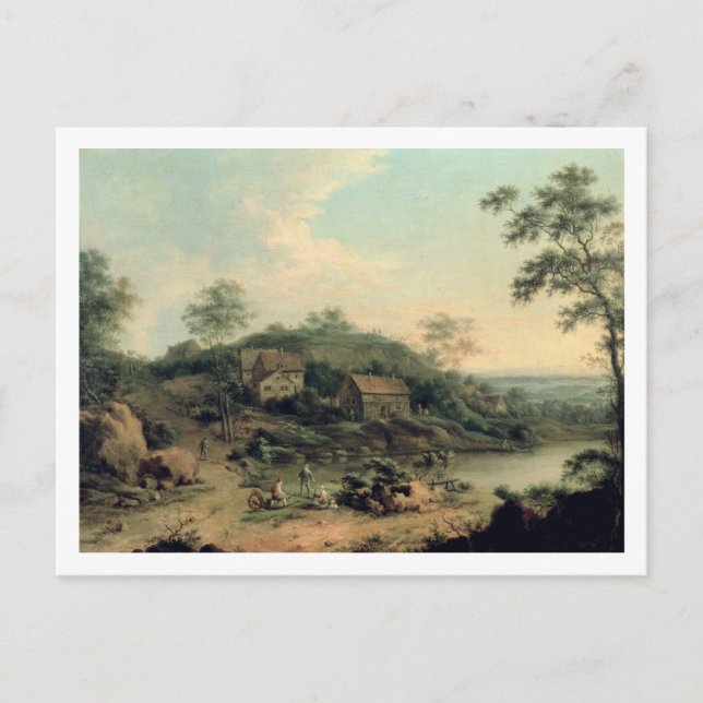 Landscape, 1758 postcard (Front)