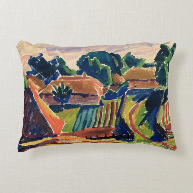 Landscape, 1908-12 decorative cushion (Front)