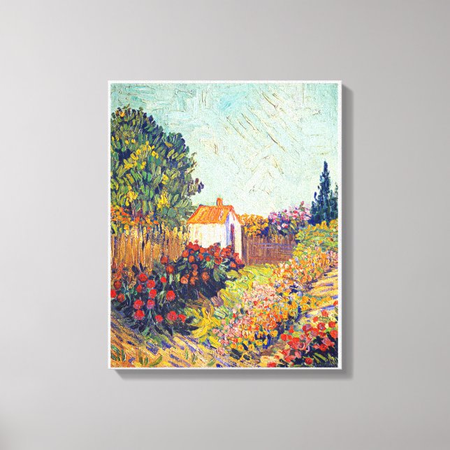 Landscape (1925–1928) by Vincent van Gogh.  Canvas Print (Front)