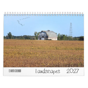 Landscape 2027 12 Month Wall Calendar