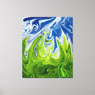 Landscape Abstract Art Best modern art Canvas Print