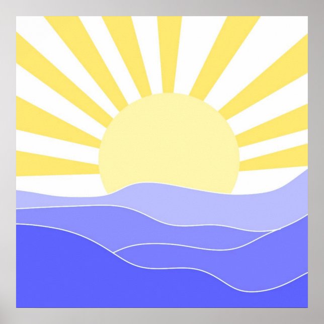 landscape abstract art poster (Front)