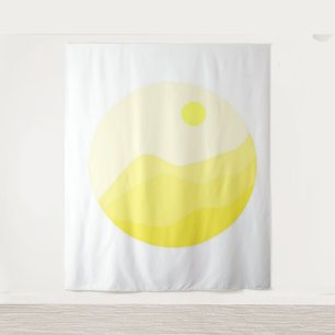 landscape abstract art tapestry