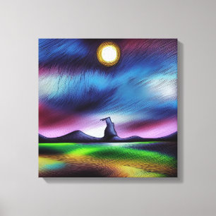 Landscape abstract surreal  canvas print